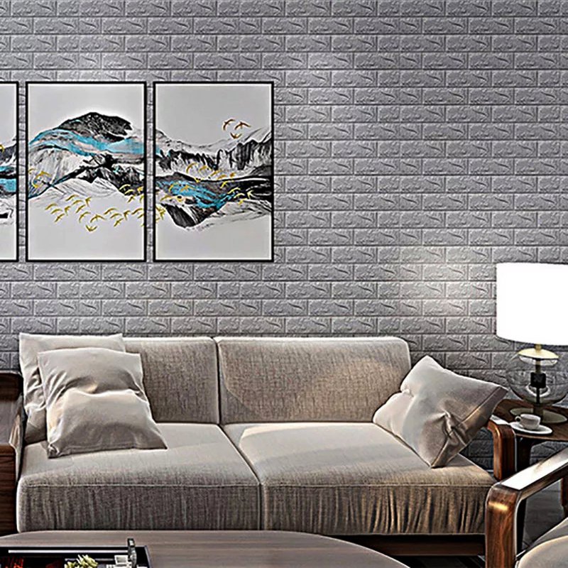 silver-brick-design-foam-wallcovering-2-kalabell