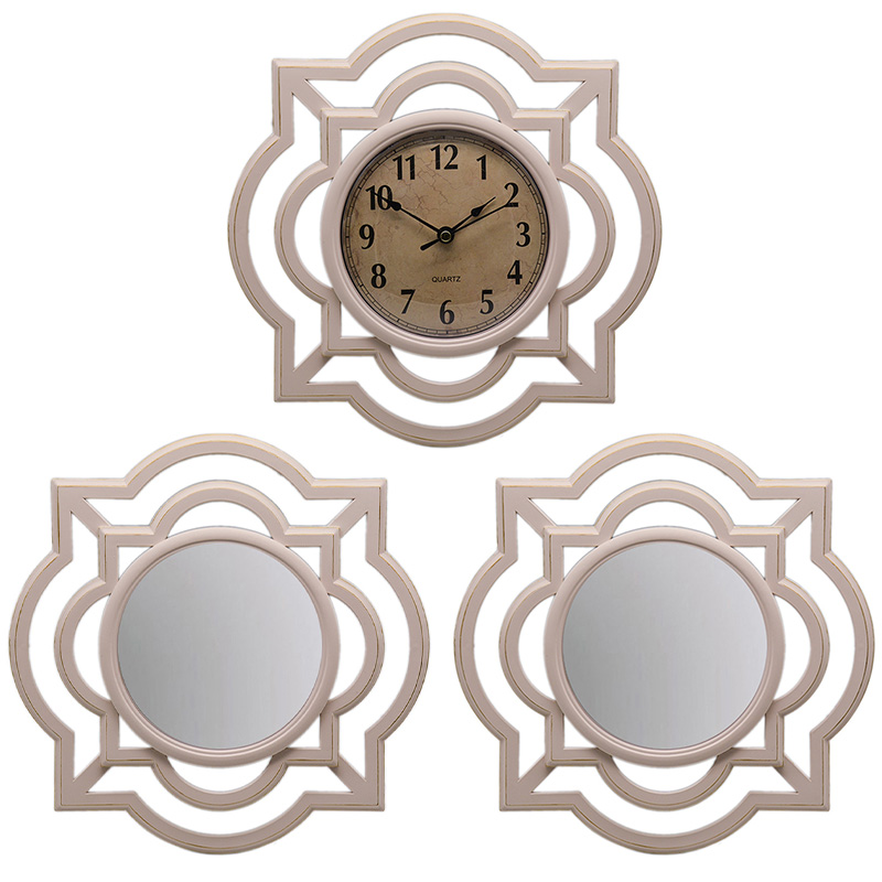 wall-clock-and-2-frames-silver-mirror-code-534-kalabell