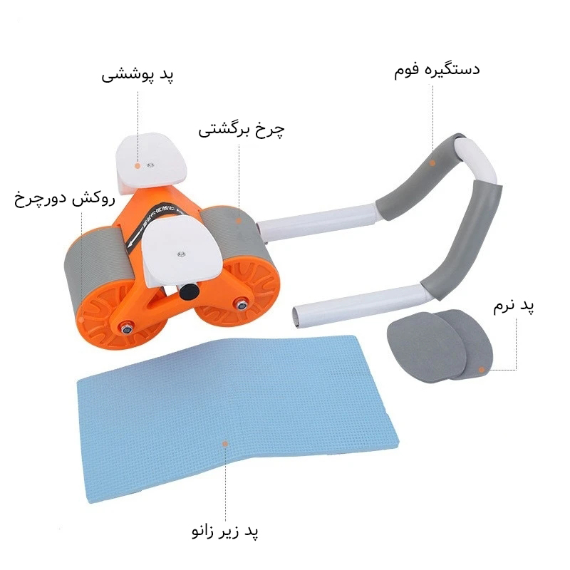 بررسی چرخ تمرین شکم کراس فیت