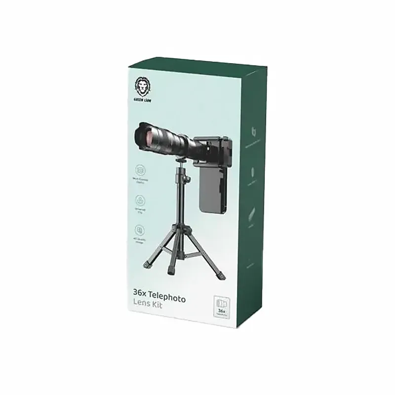 بررسی لنز کلیپسی موبایل گرین لاین Green Lion 36x Telephoto Lens Kit