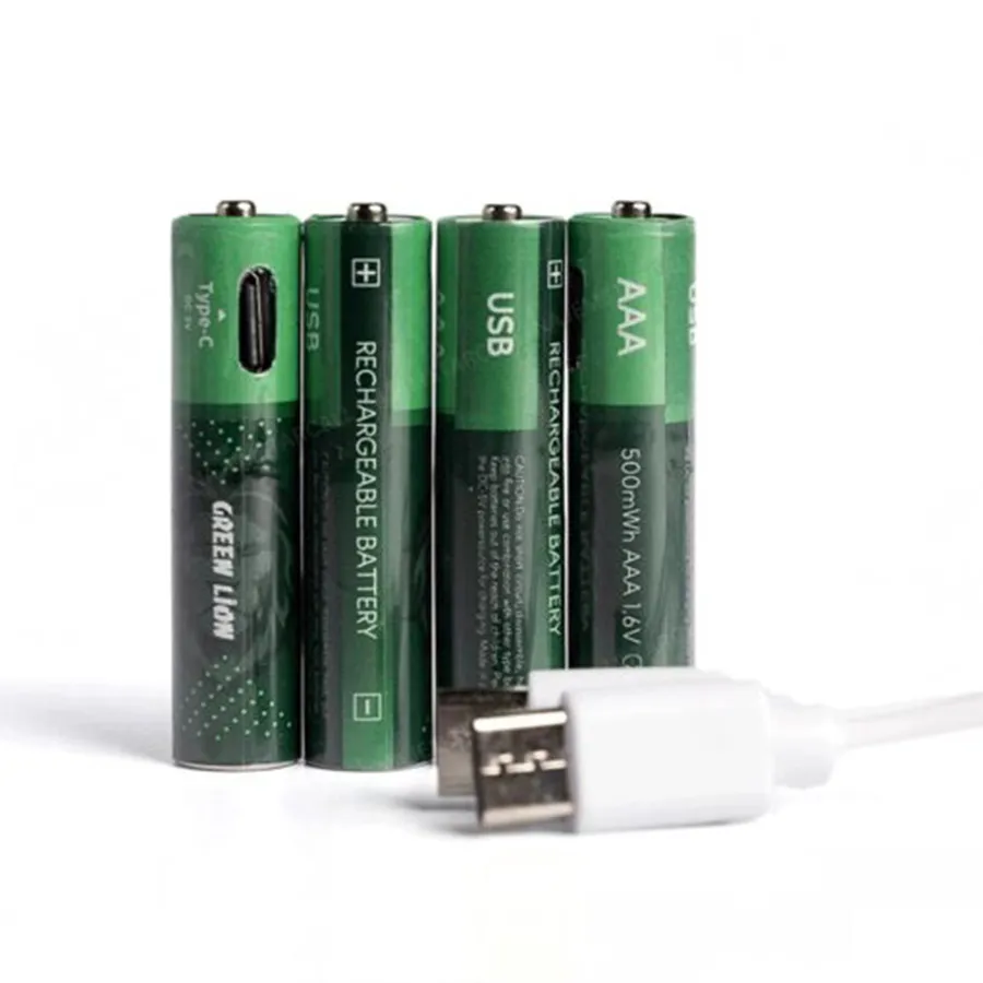 بررسی پک ۴ عددی باتری قلمی شارژی گرین لاین Green Lion AA Rechargeable Battery