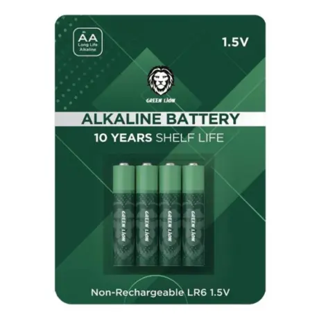 پک ۴ عددی باتری نیم قلمی شارژی گرین لاین Green Lion AAA Rechargeable Battery