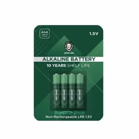 پک ۴ عددی باتری قلمی گرین لاین Green Lion Alkaline AA Battrey 2700mAh