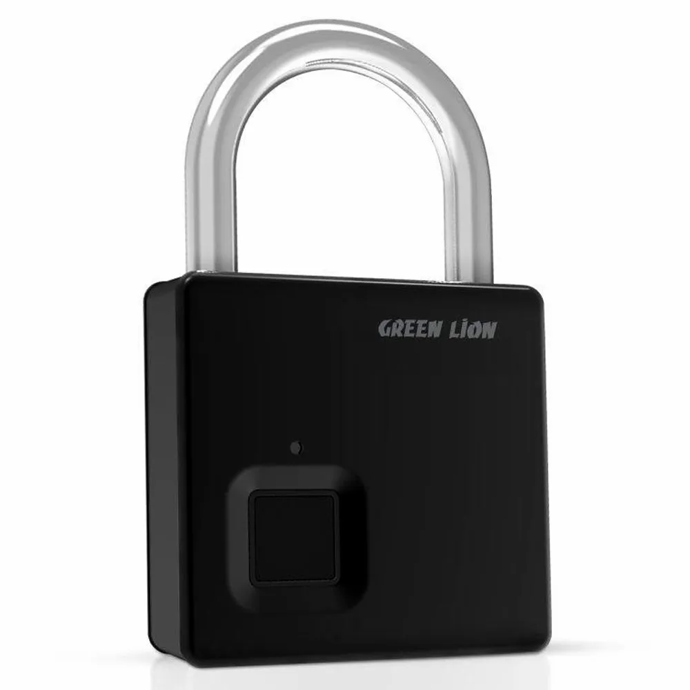 قفل اثر انگشتی گرین لاین Green Lion Fingerprint Padlock GNMINIFPPDLKBK