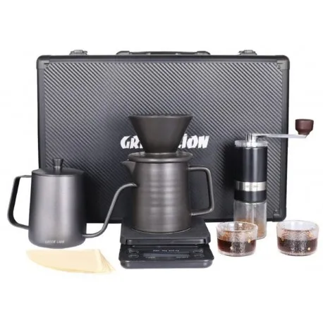 بررسی ست قهوه ساز گرین لاین Green Lion G-80 Plus Coffee Maker Set GNG80PCOFFST