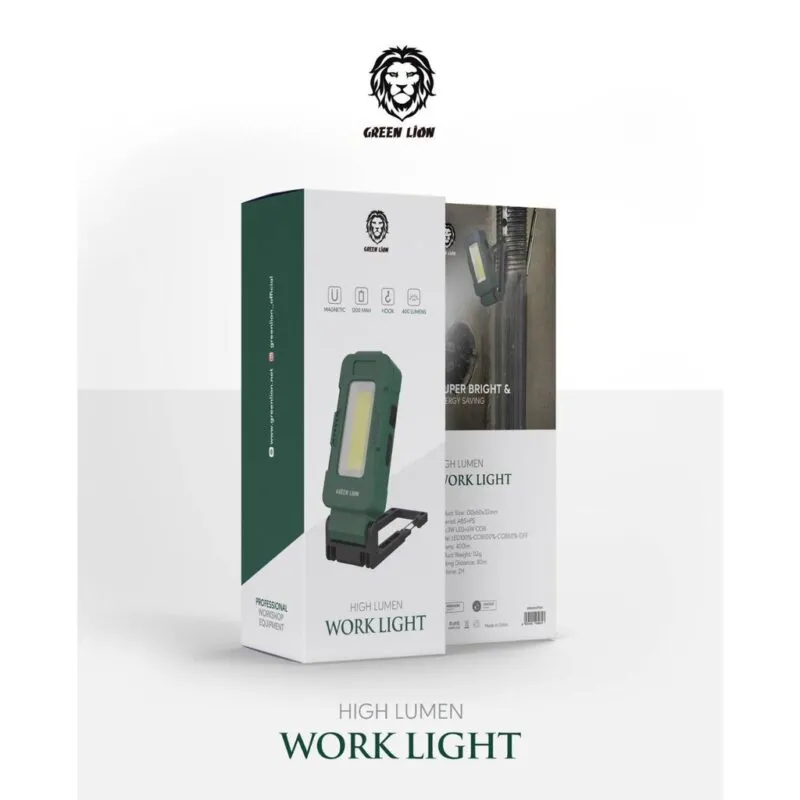 بررسی چراغ کمپینگ گرین لاین Green Lion High Lumen Work Light برد ۸۰ متر