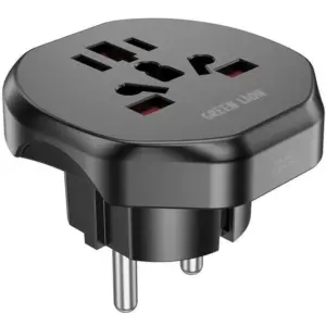 مبدل برق گرین لاین Green Lion Universal Conversion EU Plug