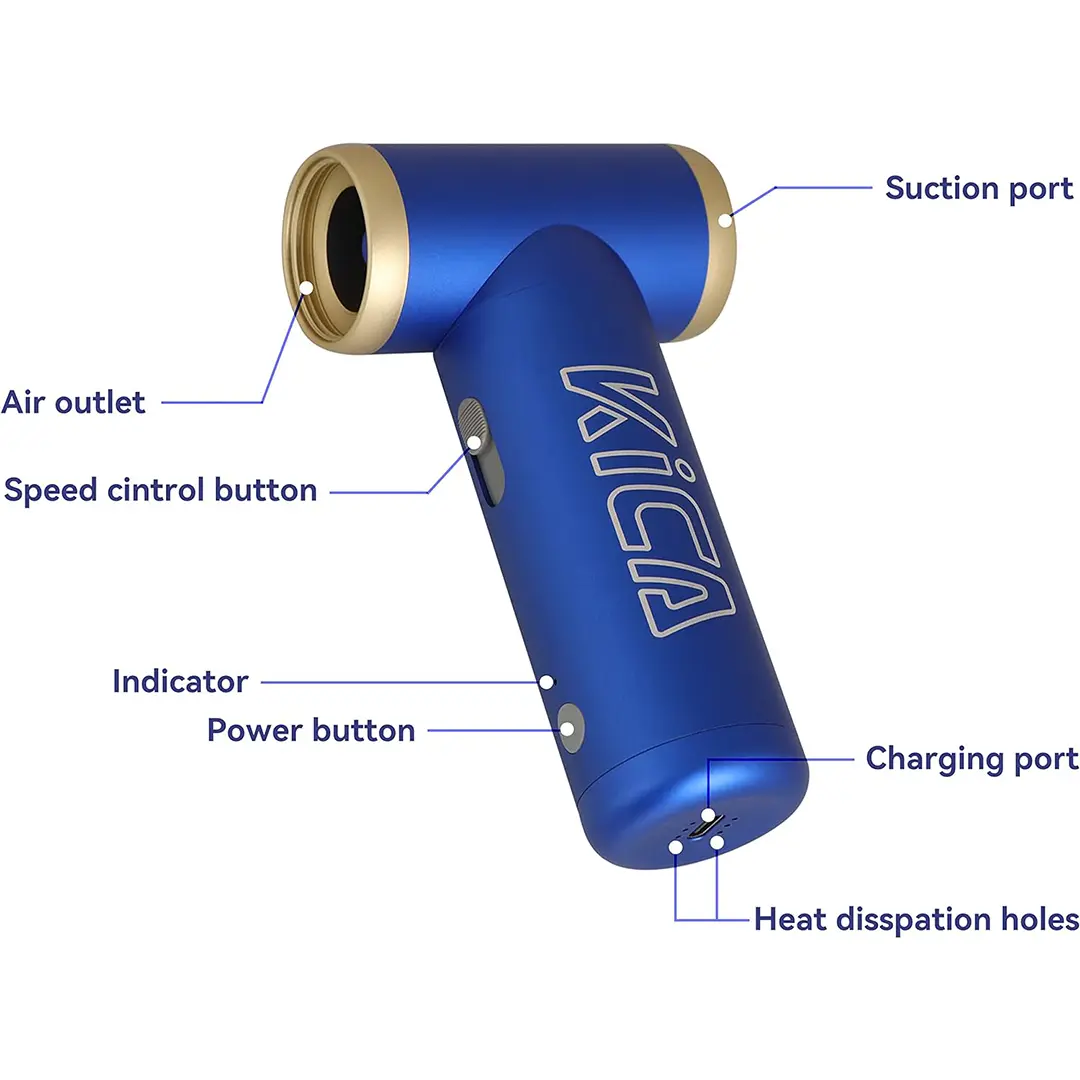 بررسی پمپ باد کیکا جت فن ۲ مدل KiCA Jet Fan 2 به همراه کیت جارو برقی