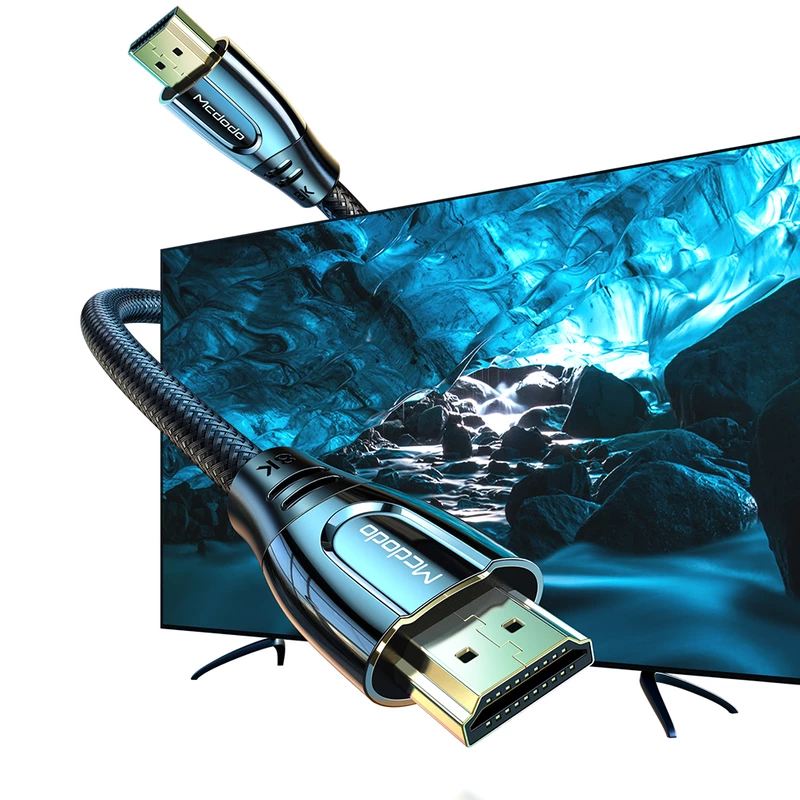 بررسی کابل HDMI مک دودو Mcdodo CA-8430 HDMI to HDMI 2.1 8K Cable HDR طول ۲ متر