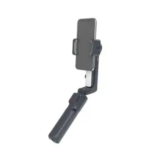 گیمبال و استبلایزر موبایل پرودو PORODO 2-AXIS GIMBAL STABILIZER PD-ASGMRC دارای سه پایه و چراغ