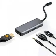 بررسی هاب ۴ پورت پرودو Porodo 4 in 1 HDMI 4K USB-C Hub PD-41CHB