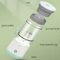 بررسی آبمیوه گیری شارژی پرودو مدل Porodo Lifestyle Portable Cordless Citrus Juicer