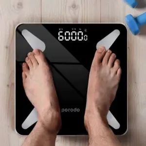 ترازو هوشمند پرودو مدل PORODO LIFESTYLE SMART BODY SCALE PD-LSBSC