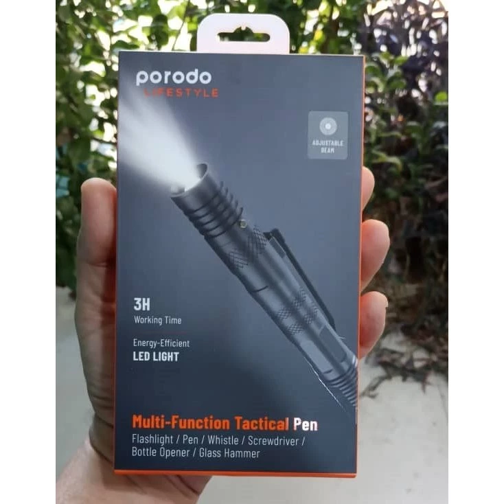 بررسی چراغ قوه چندکاره پرودو PORODO MULTI-FUNCTION TACTICAL PEN PD-LS91PNFL