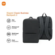 بررسی کوله شیائومی Xiaomi Classic Business Backpack 2 JDSW02RM مناسب برای لپ تاپ ۱۵.۶ اینچ