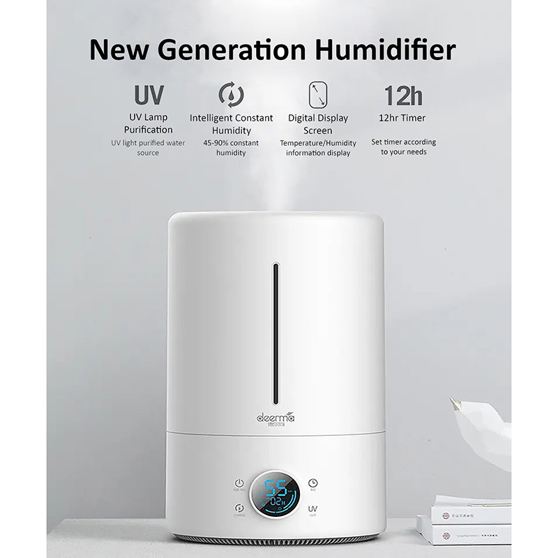 بررسی دستگاه رطوبت ساز و بخور سرد شیائومی درما مدل Xiaomi Deerma F628S Humidifier