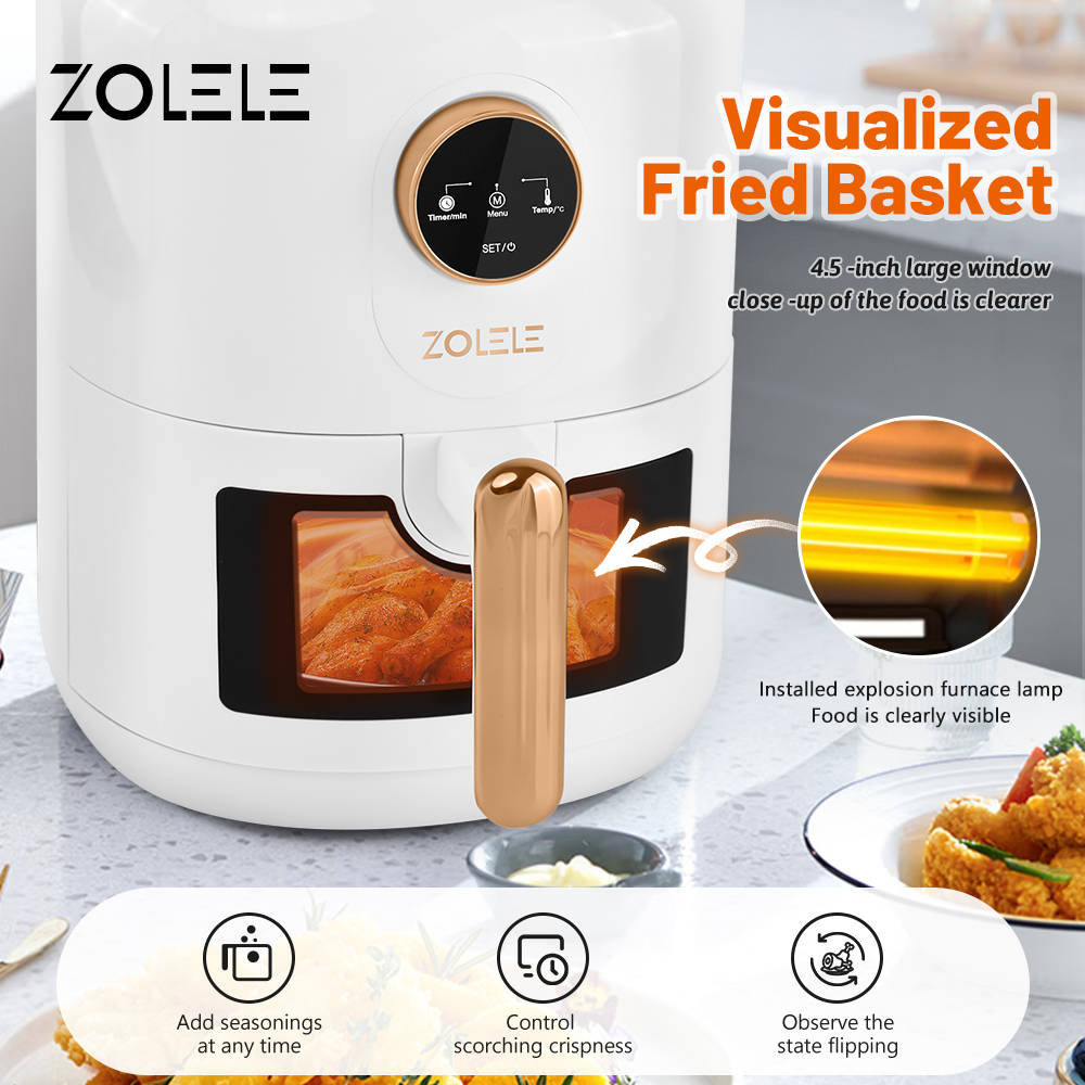 بررسی سرخ‌کن بدون روغن(هواپز) شیائومی مدل Zolele ZA004 Air Fryer