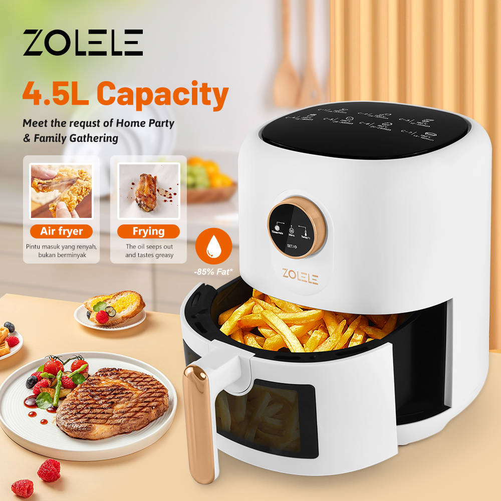 بررسی سرخ‌کن بدون روغن(هواپز) شیائومی مدل Zolele ZA004 Air Fryer