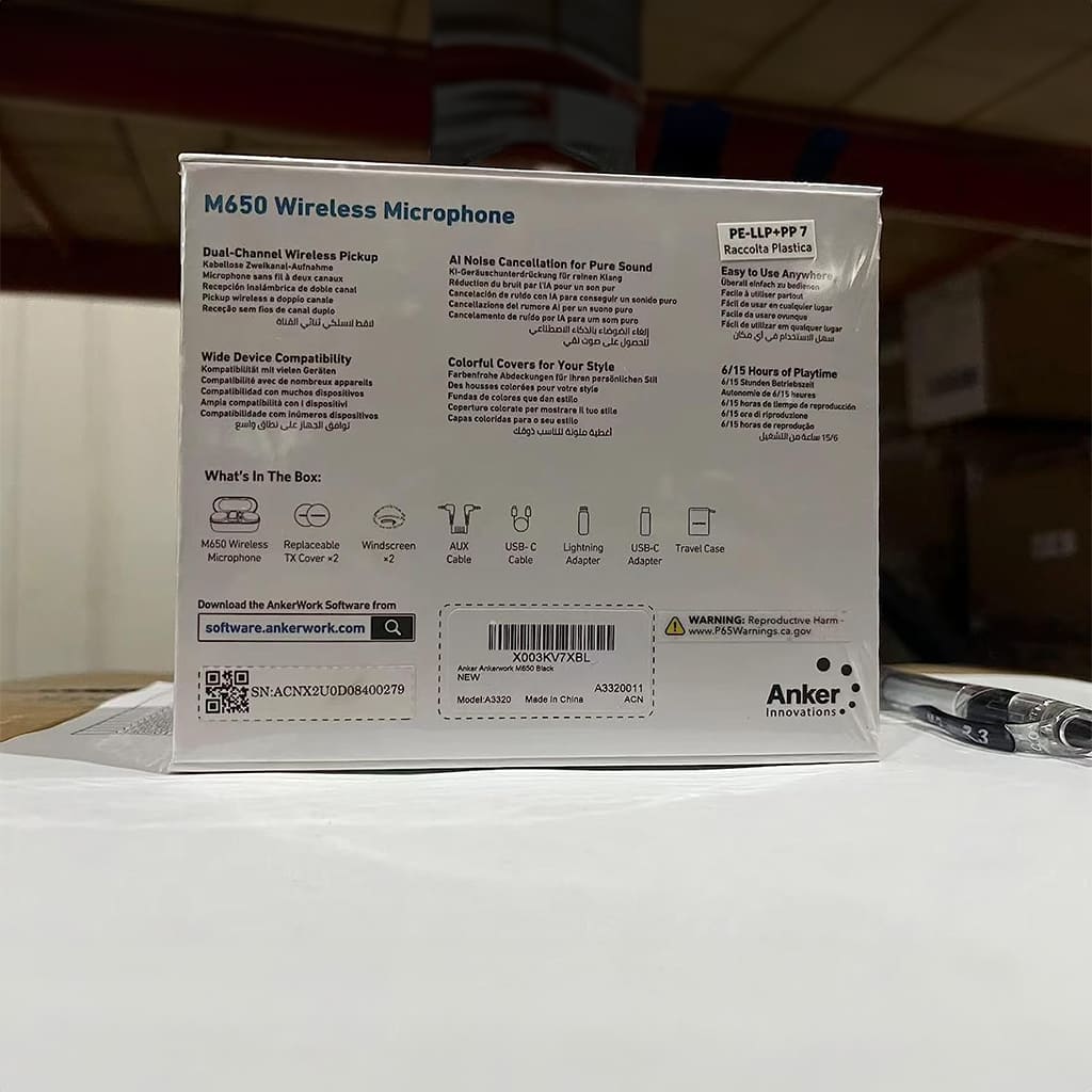 بررسی میکروفون بی سیم انکر مدل M650 Wireless Lavalier Microphone A3320