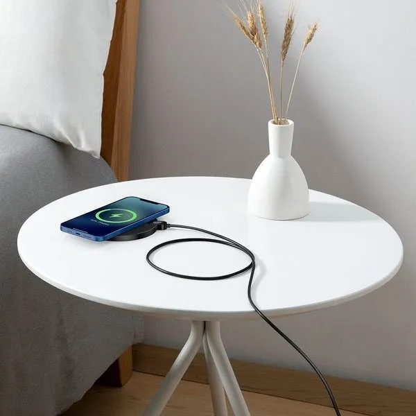 بررسی شارژر وایرلس بیسوس Baseus Digital LED Display Gen 2 Wireless Charger CCED000001 توان ۱۵ وات