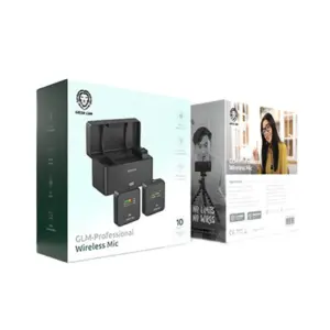 میکروفون یقه‌ ای گرین لاین Green Lion GLM-Professional Wireless Microphone دارای ۲ فرستنده