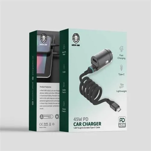 بررسی شارژر فندکی گرین لاین Green Lion Triple QC and PD Car Charger GN100WPDQCBK توان ۱۰۰ وات