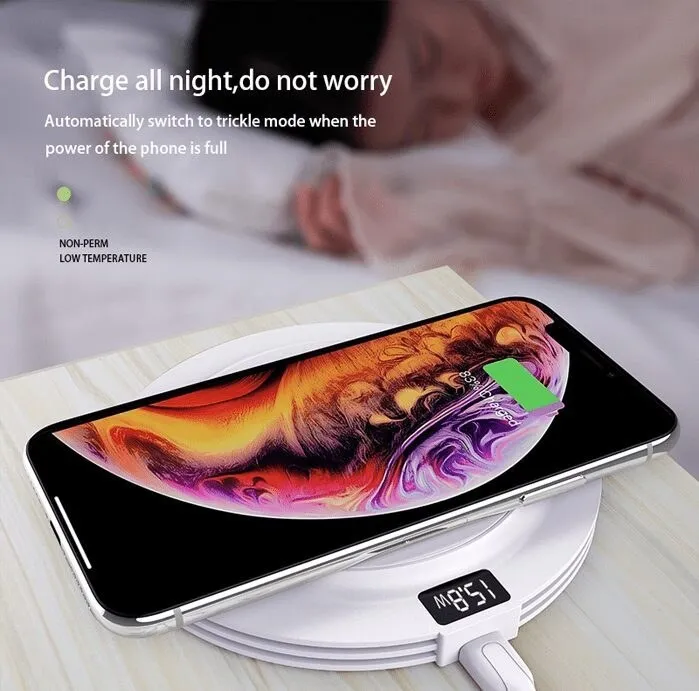 بررسی شارژر وایرلس جویروم Joyroom JR-A16 Cooler Wireless Fast Charger QC3.0 10W توان ۱۰ وات همراه کابل