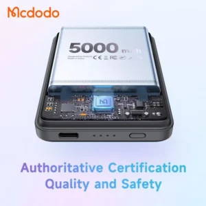 پاوربانک وایرلس ۵۰۰۰ میلی آمپر مگ سیف مک دودو Mcdodo MC-3951