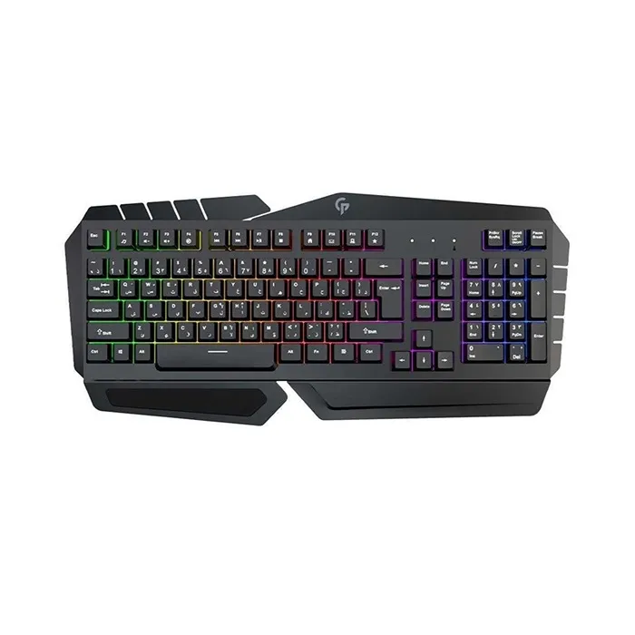 کیبورد سیمی گیمینگ پرودو PORODO METAL FRAME GAMING KEYBOARD PDX212