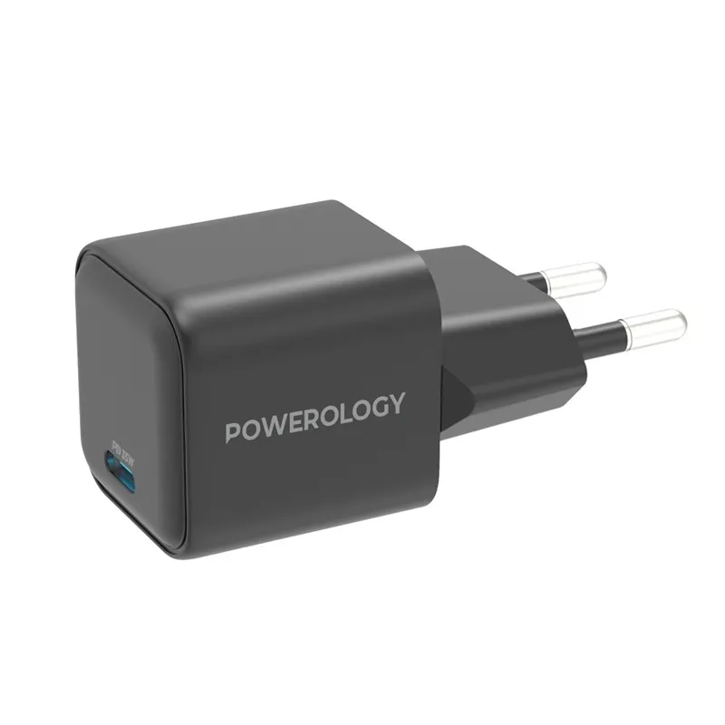 بررسی شارژر دیواری پاورولوژی Powerology Ultra-Quick GaN Charger P35WSPCEU توان ۳۵ وات