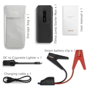 پاوربانک و جامپ استارتر خودرو شیائومی Xiaomi 70Mai Midrive PS06 Jump Starter Max 18000mAh