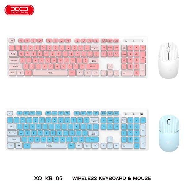 ست ماوس و کیبورد ایکس او مدل XO KB-05