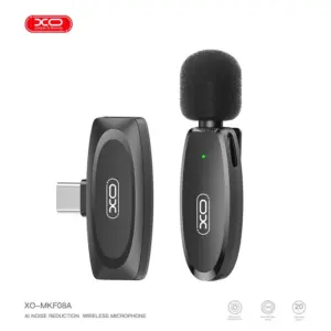 میکروفون یقه ای بی سیم تایپ سی ایکس او مدل XO MKF08A