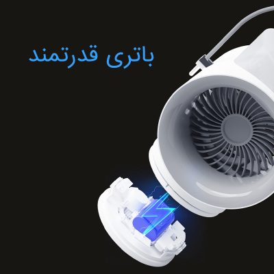 بررسی پنکه رومیزی کوچک شارژی F50